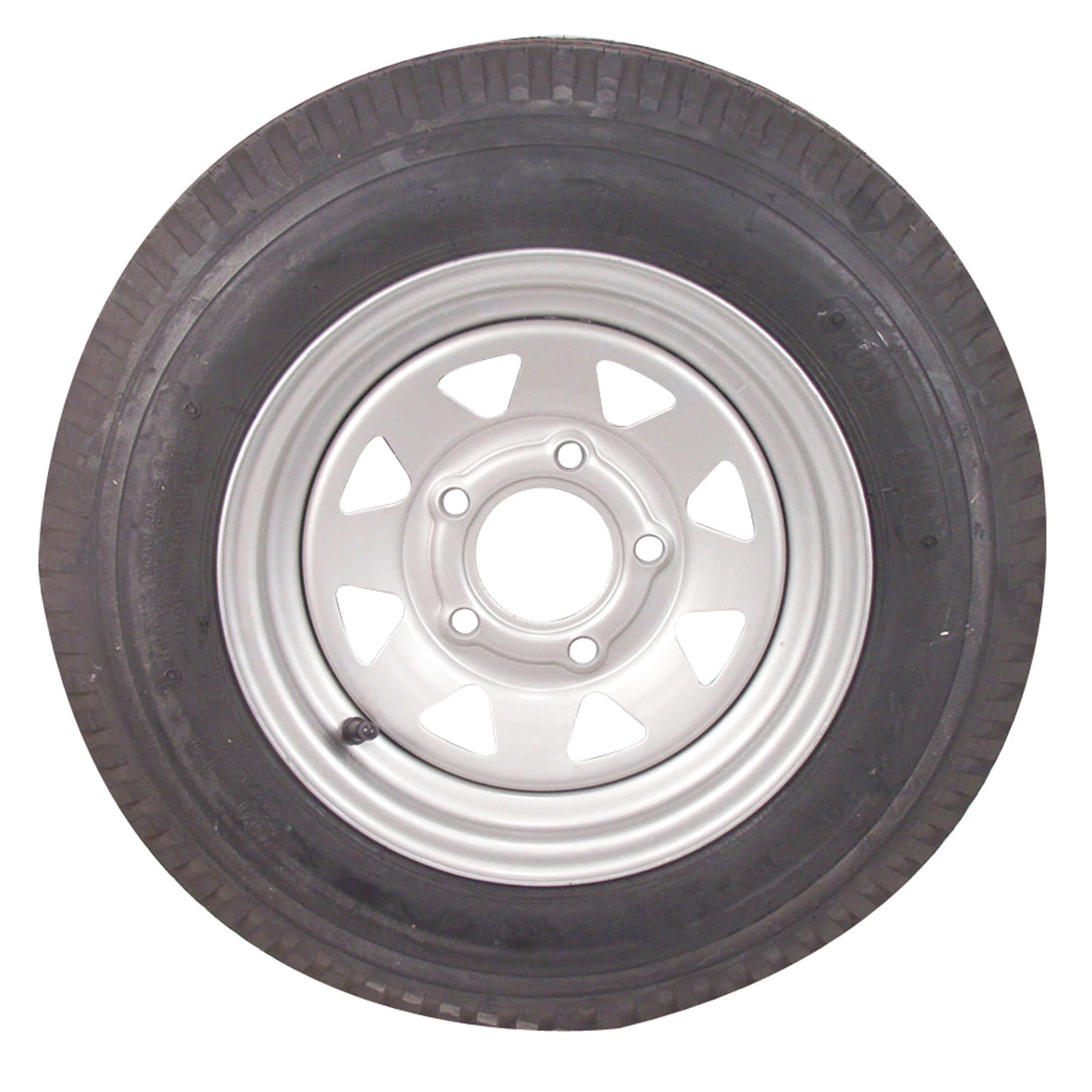 Americana Tire and Wheel 3S160 Economy Bias Tire and Wheel ST175/80D13 C/5-Hole - Galvanized Spoke Rim