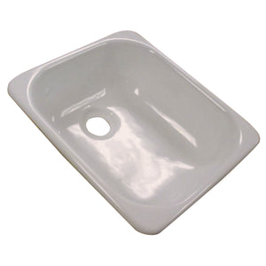 Lippert 209356 Square Galley/Kitchen Sink - 15" x 15", Parchment