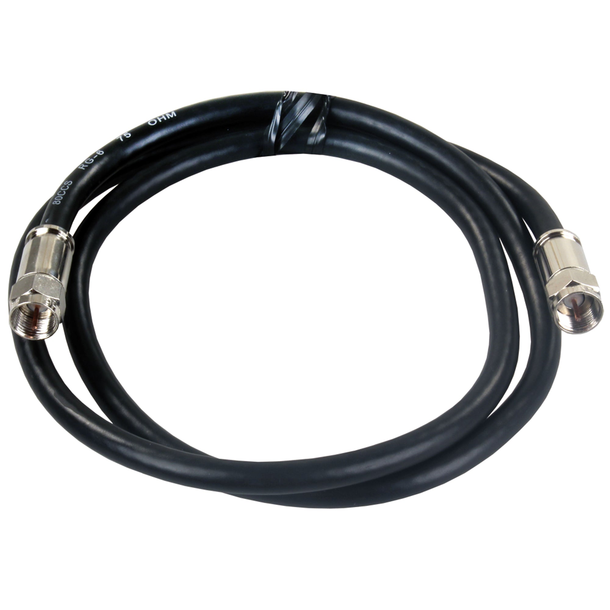 JR Products 47945 RG6 Exterior HD/Satellite Cable - 3'