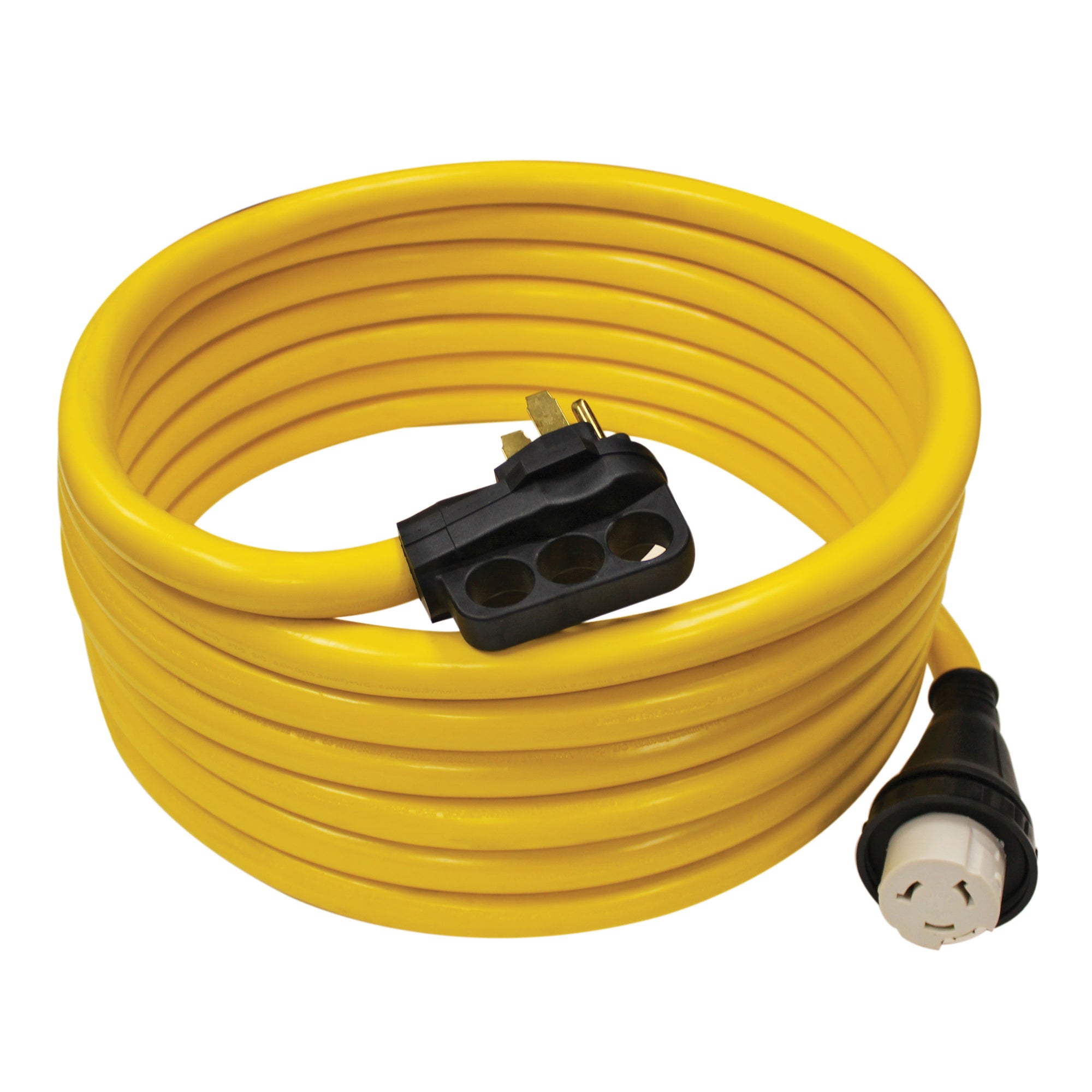 30' 50 AMP RV CORD WITH CONNECTOR PLUG W/HANDLES