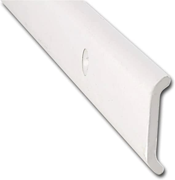 AP Products 021-87201-16 Non-Insert Trim Flat - 16 ft., PLR WHT