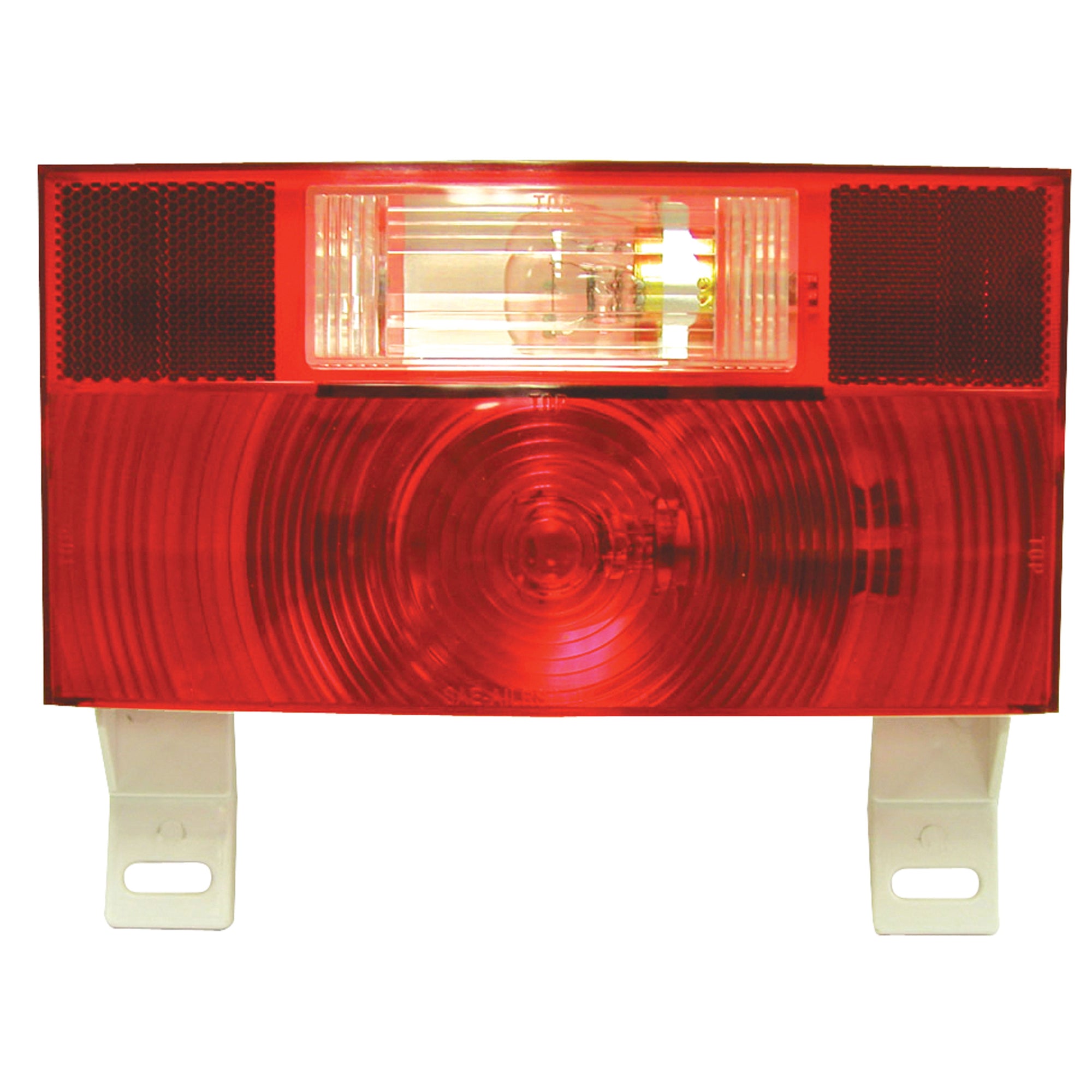 Peterson Manufacturing V25914 Stop, Turn, & Tail Light And License Light With Reflex - With Integral Back Up Light