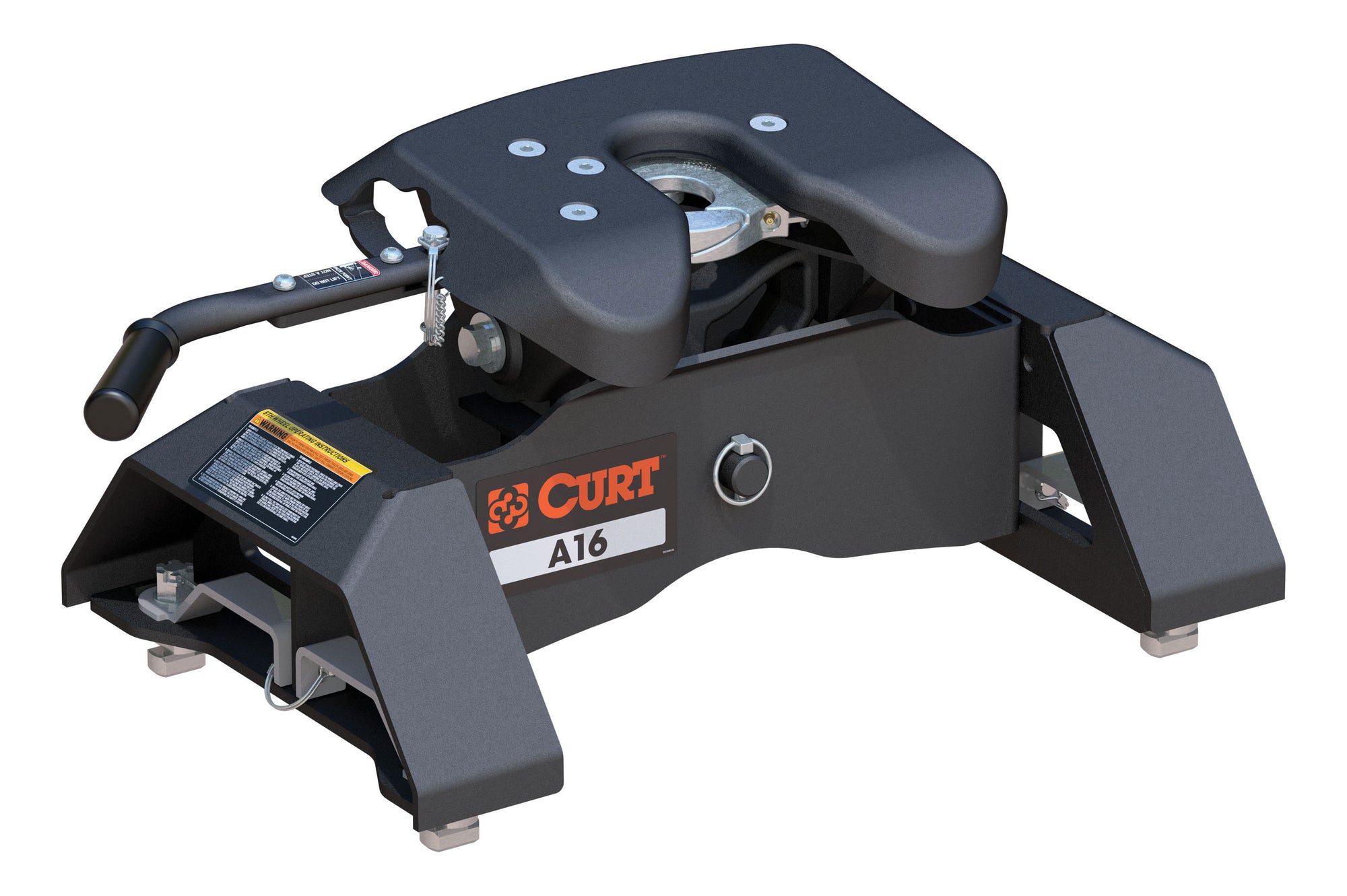 CURT 16091 A16 5th Wheel Hitch for Select Chevrolet Silverado, GMC Sierra 2500, 3500 HD, 8' Bed Puck System - 16,000 lbs.