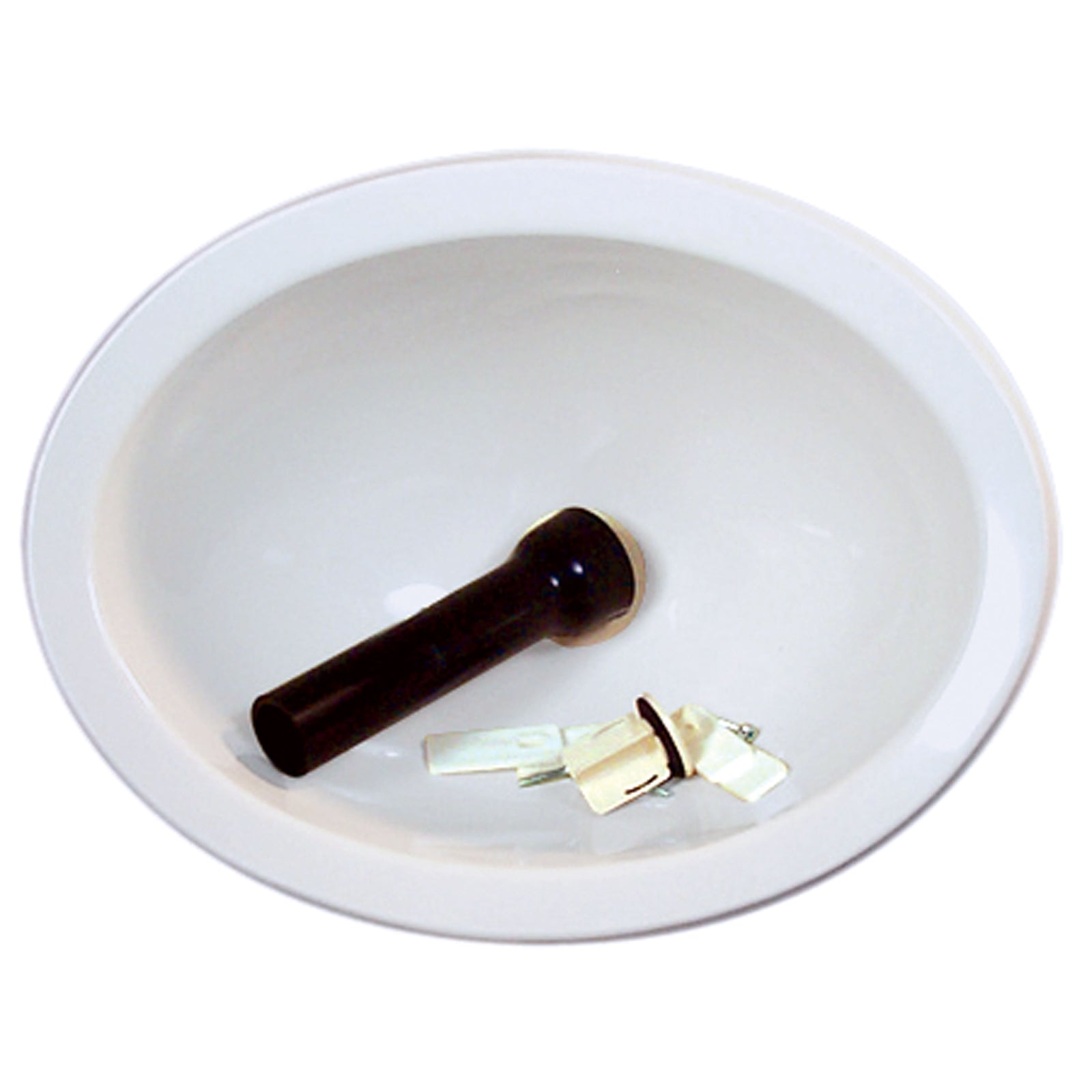 LaSalle Bristol 16 166PW Plastic Lavatory Sink Kit - White, 12"X15"