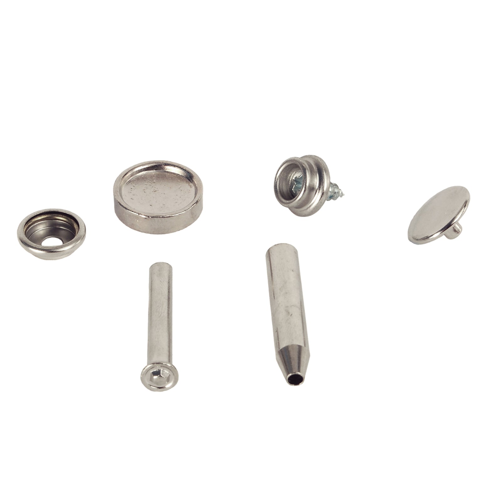 RV Designer A304 Snap Kit With Tools - Fabric to Wall, Pack of 6