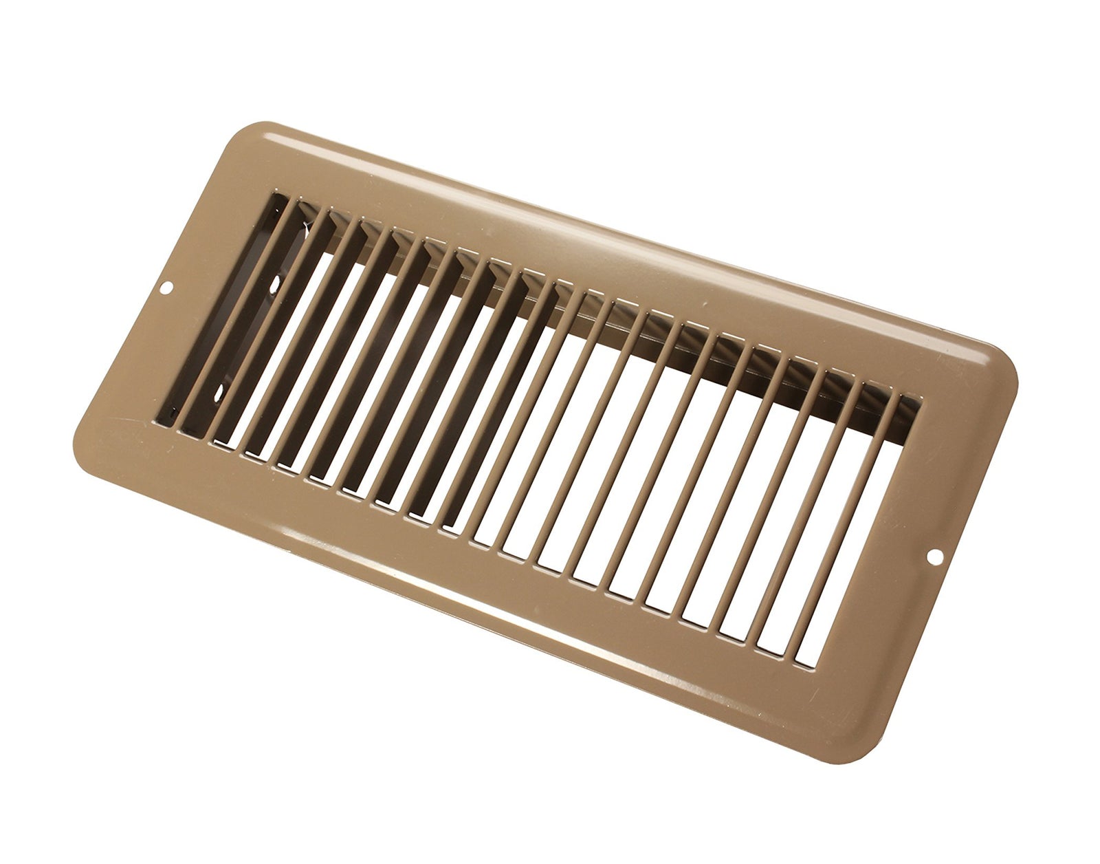 JR Products 02-28945 Undampered Floor Register - 4" x 8", White