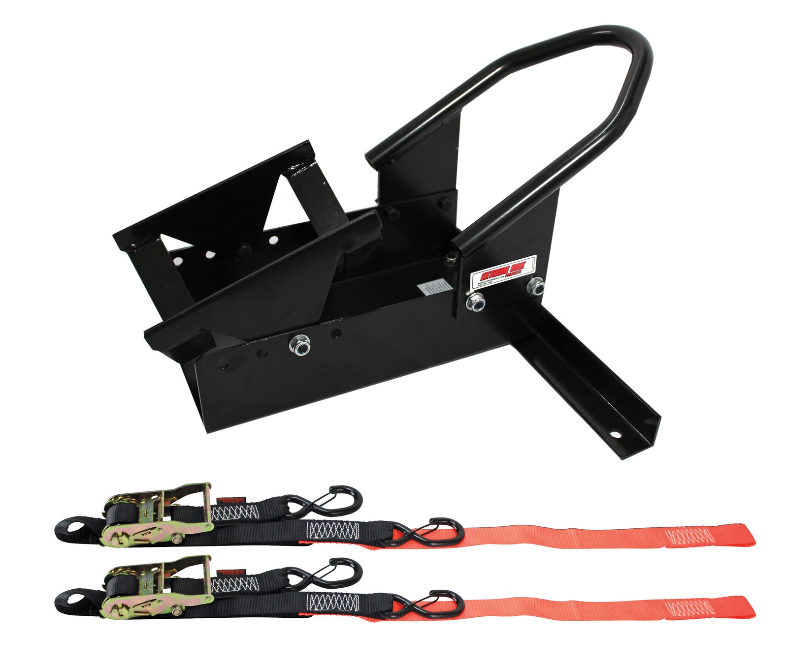 Extreme Max 5600.3204 Deluxe Motorcycle Wheel Chock/Tie-Down Kit