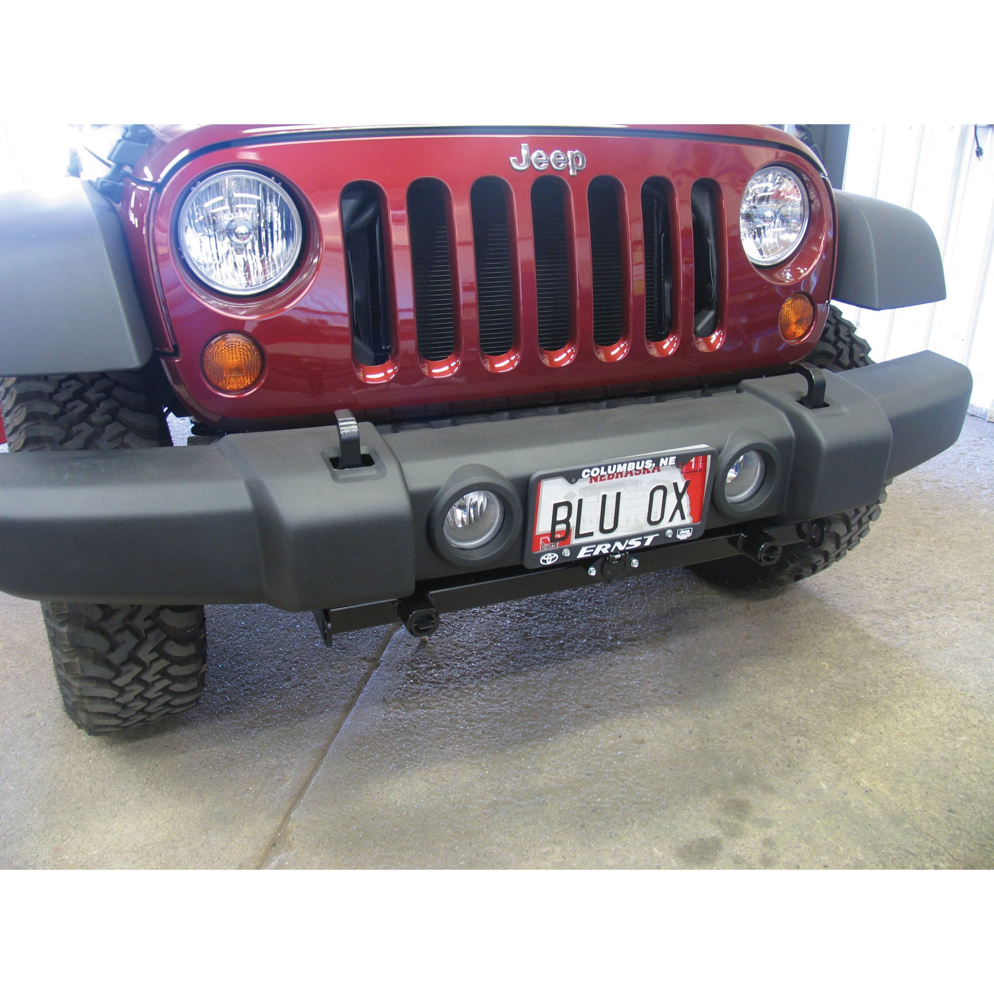Blue Ox BX1126 Baseplate for Jeep Wrangler JK with Standard Bumper (2007+)