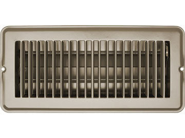 RV Designer H874 Metal Dampered Vent Register - 4" x 10", Tan
