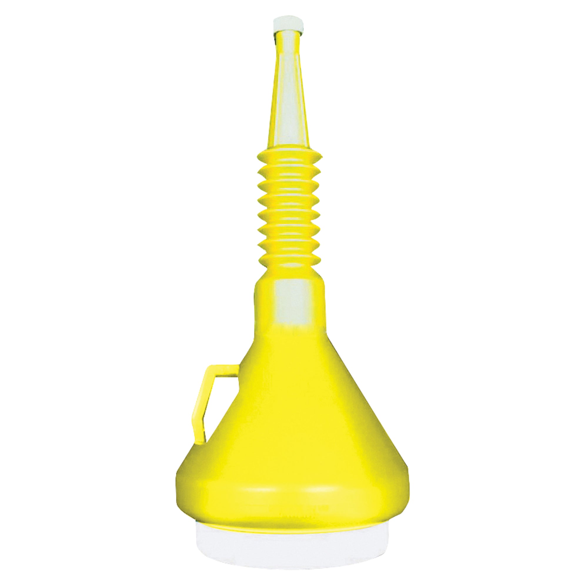 WirthCo 32135 Double Capped Funnel - Quart, Yellow