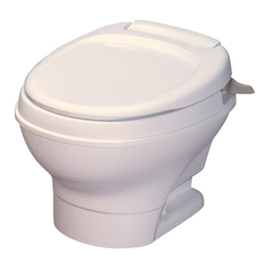 Thetford 31657 Aqua-Magic V Hand Flush Water Saver - Low, White