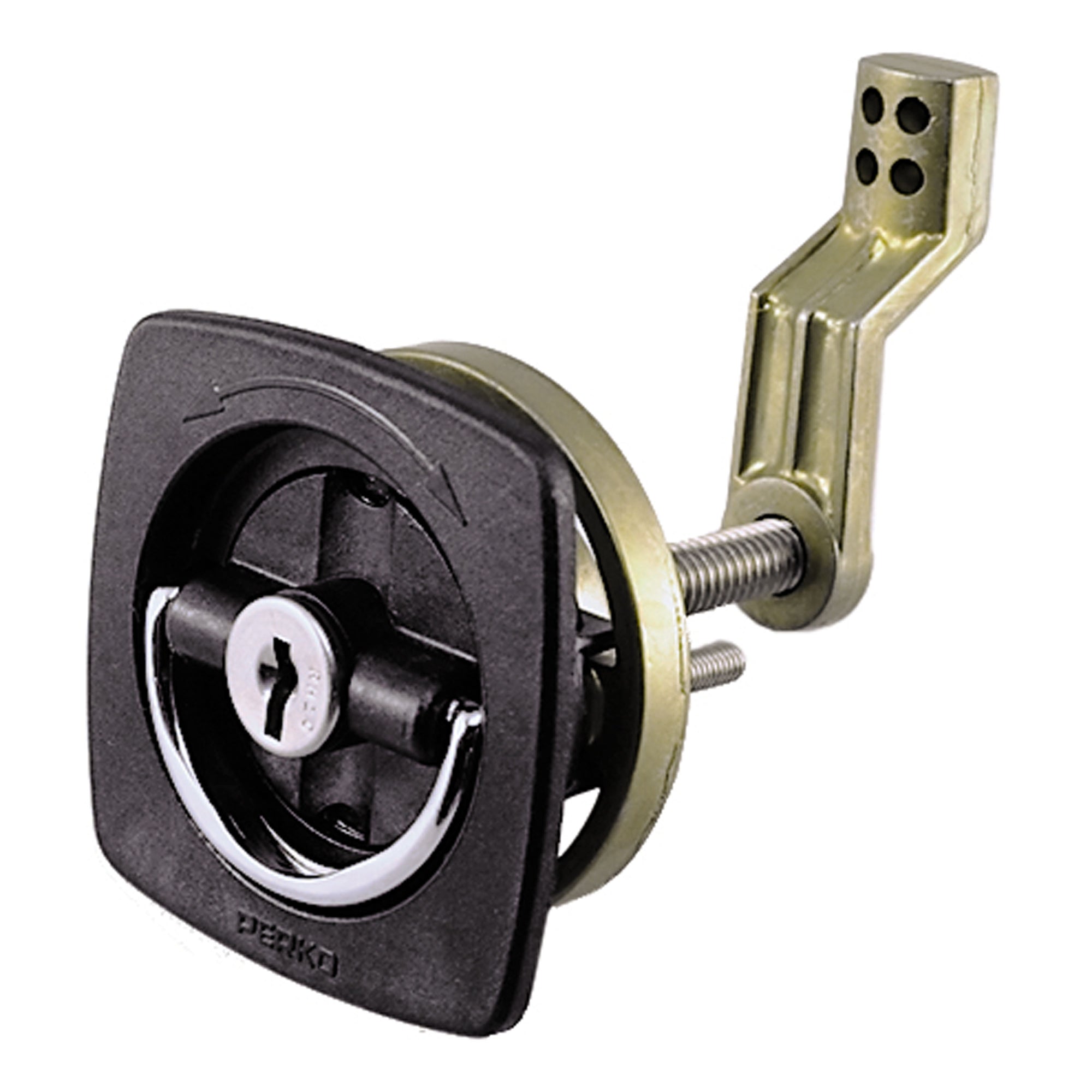 Perko 0931DP2BLK Flush Lock with Offset Adjustable Cam Bar