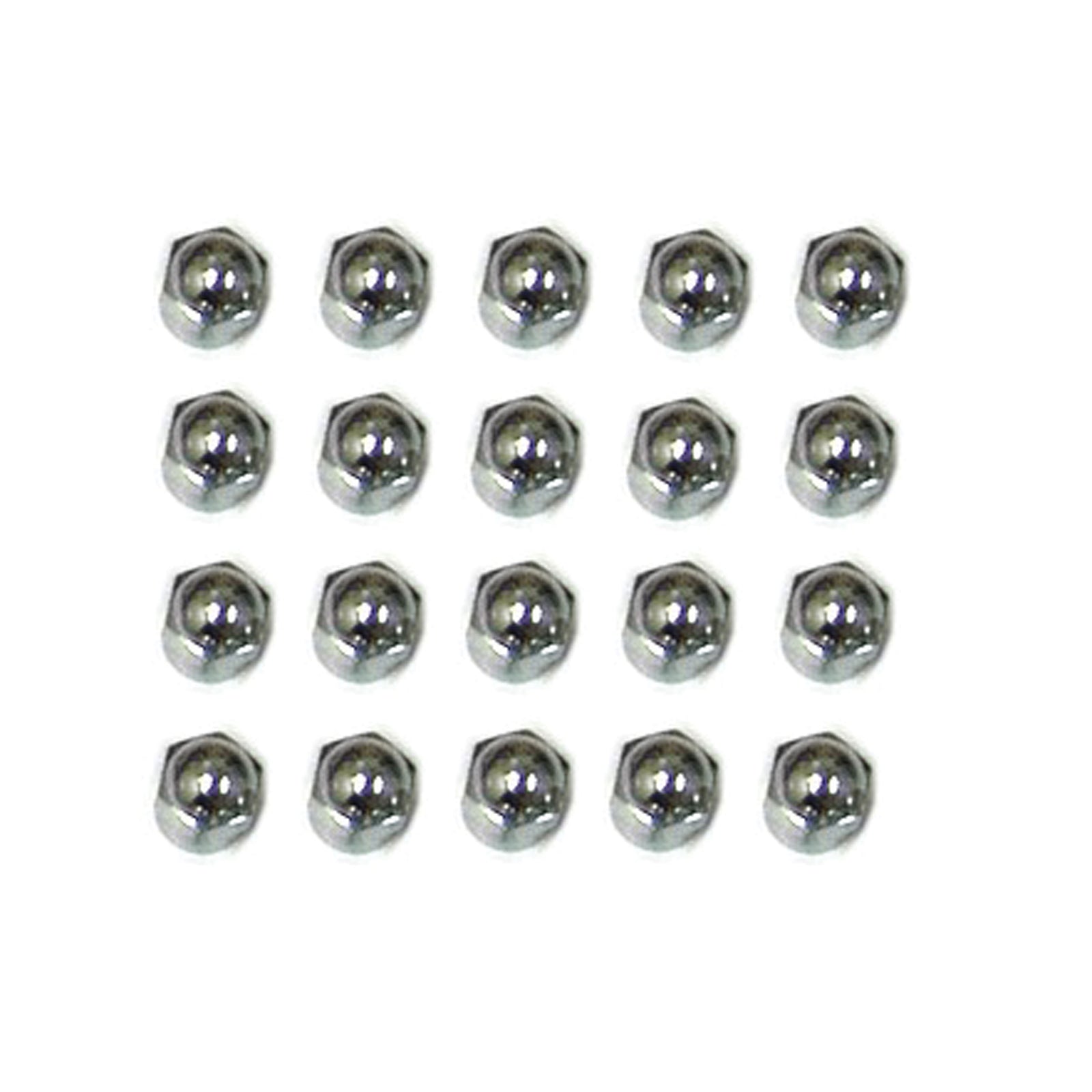 Wheel Masters Valve Cap, Nickel Plated - 20 Pack