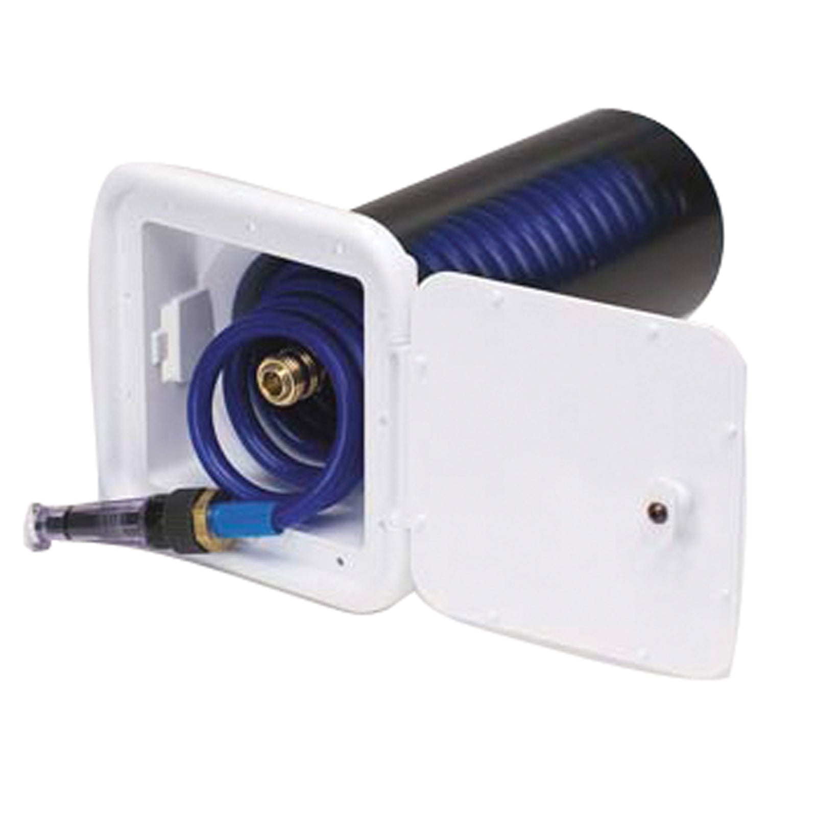 Phoenix Faucets PF147007 Spray-Away Self Storing Sprayer with Quick Connect Valve - 15' Coiled Hose, White