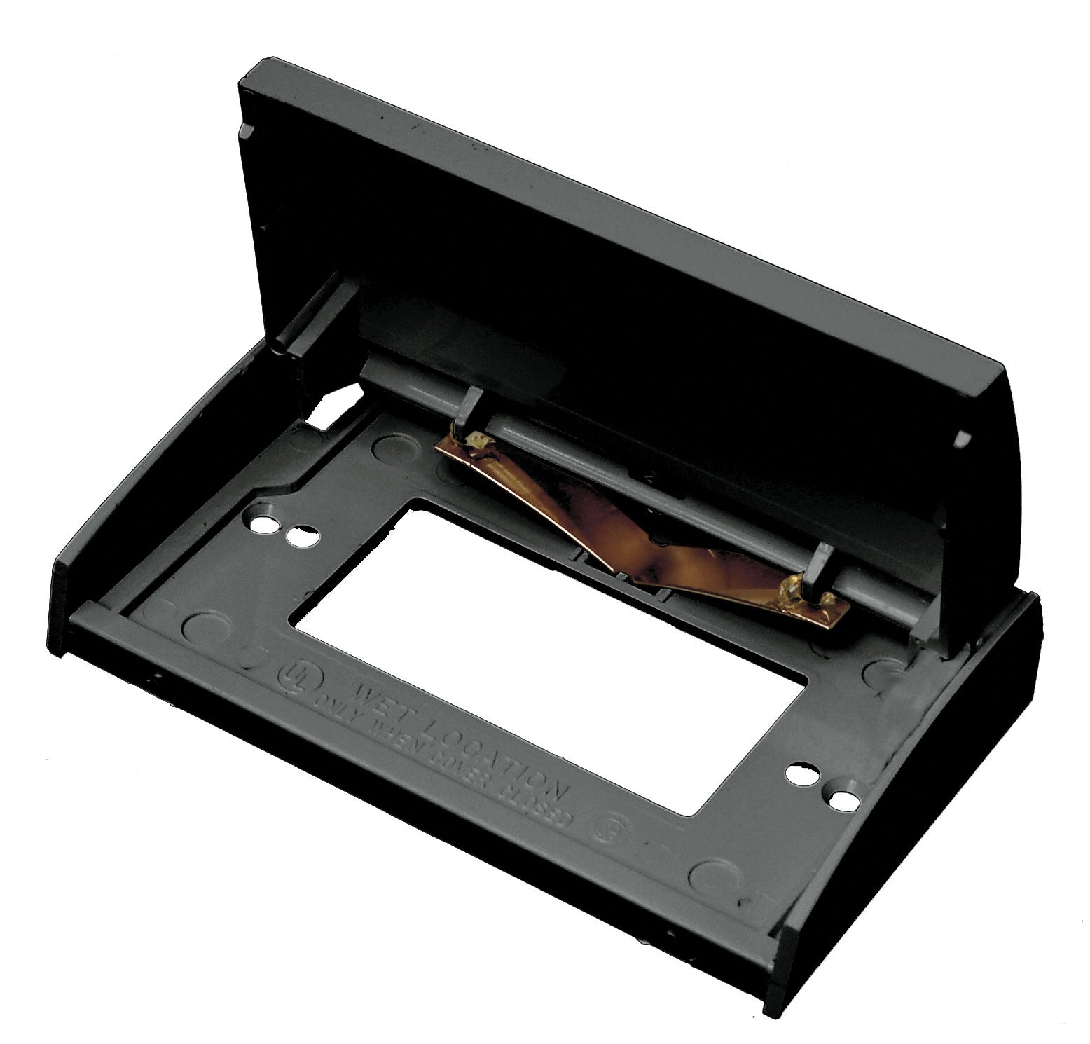 RV Designer E466 Weatherproof Cover for GFCI Outlet - Black