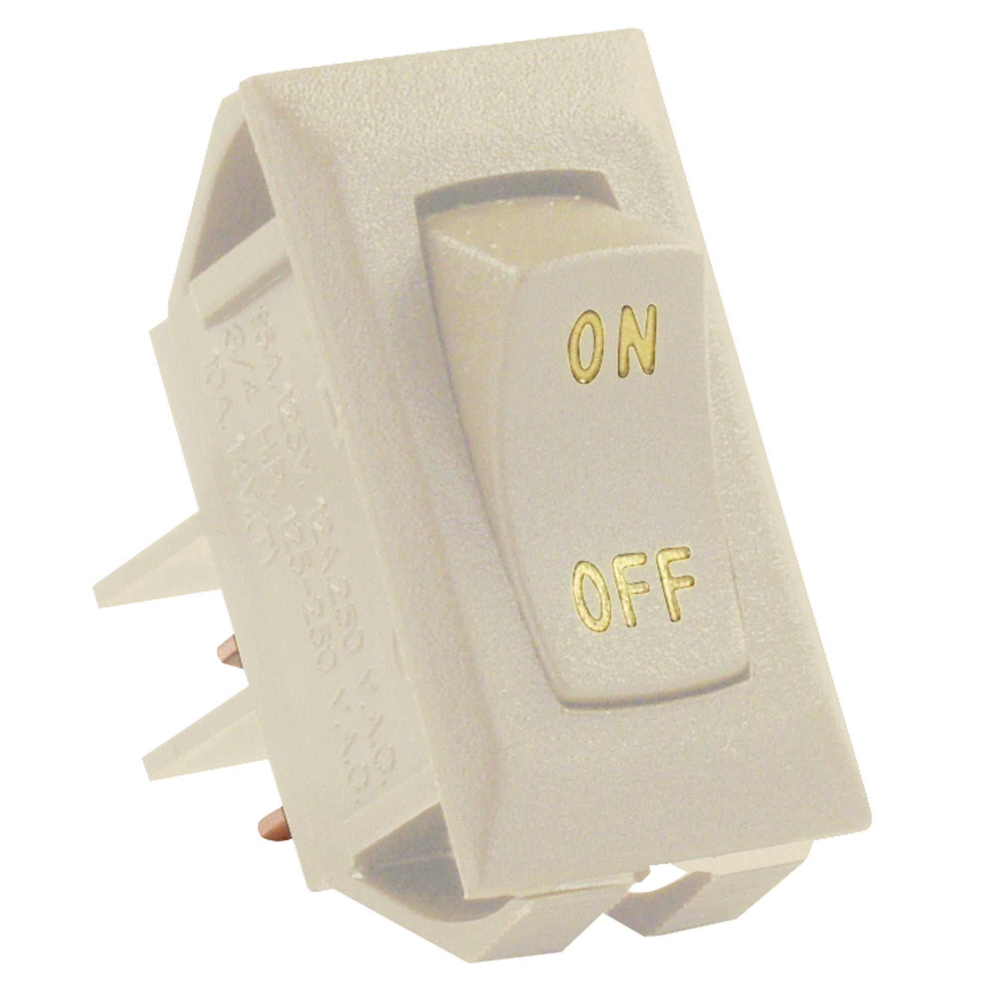 JR Products 12611-5 Labeled On/Off Switches, Pack of 5 - Ivory