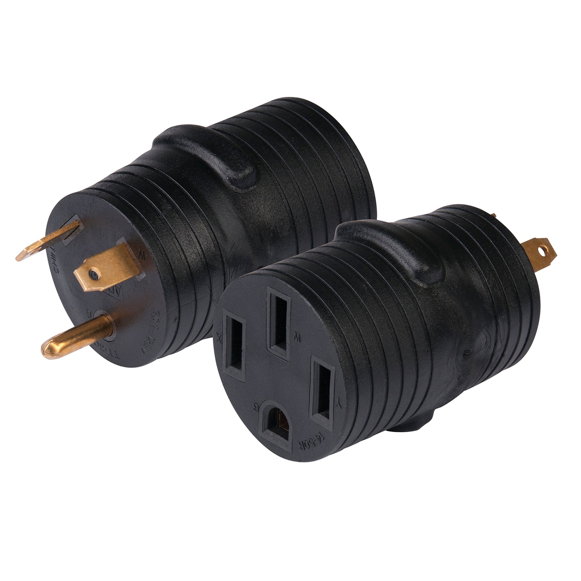 ParkPower 3050RVSA One-Piece Adapter - 30A Male to 50A Female