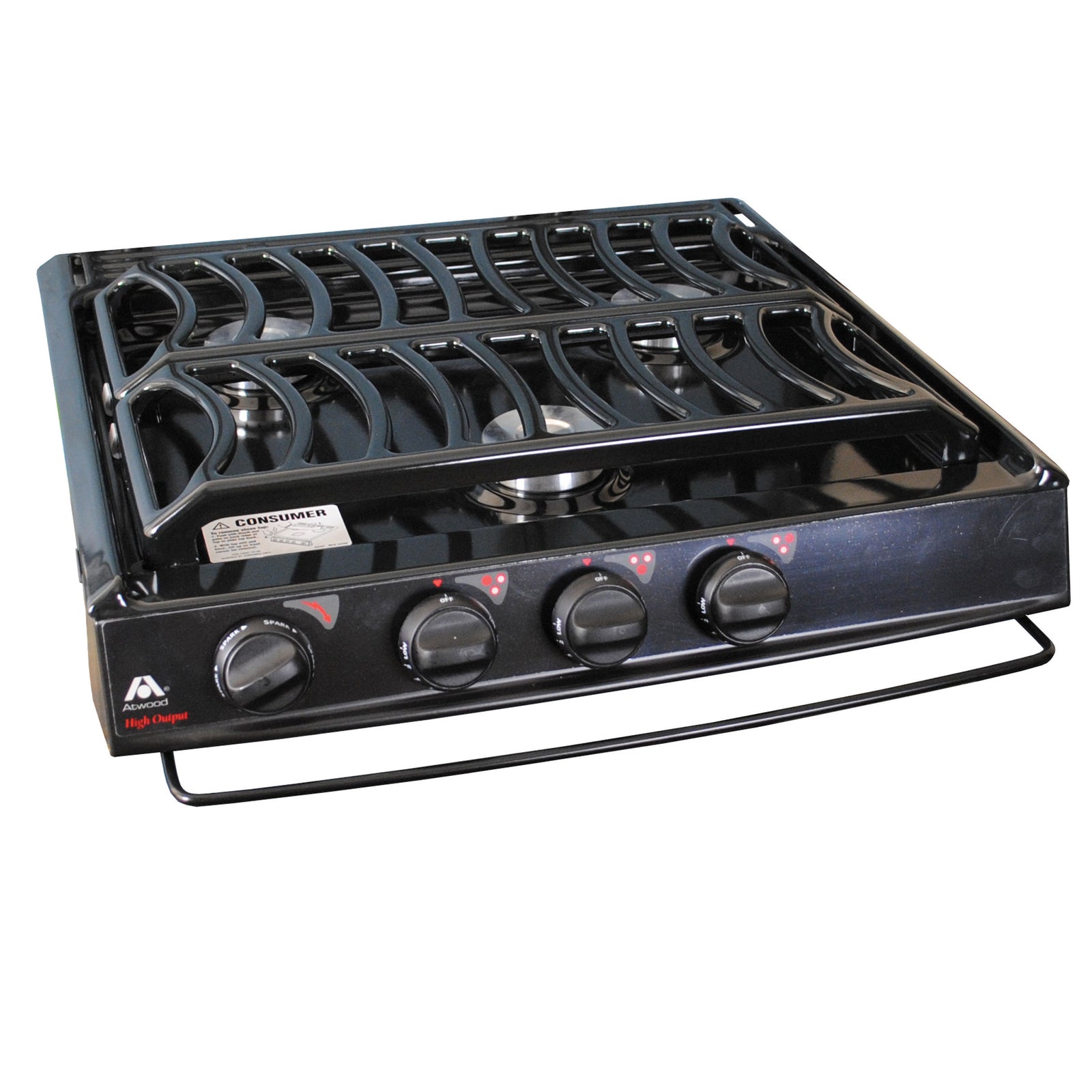 Atwood 52943 Wedgewood CV-35 B Slide-In Cooktop, Open Burner - Black