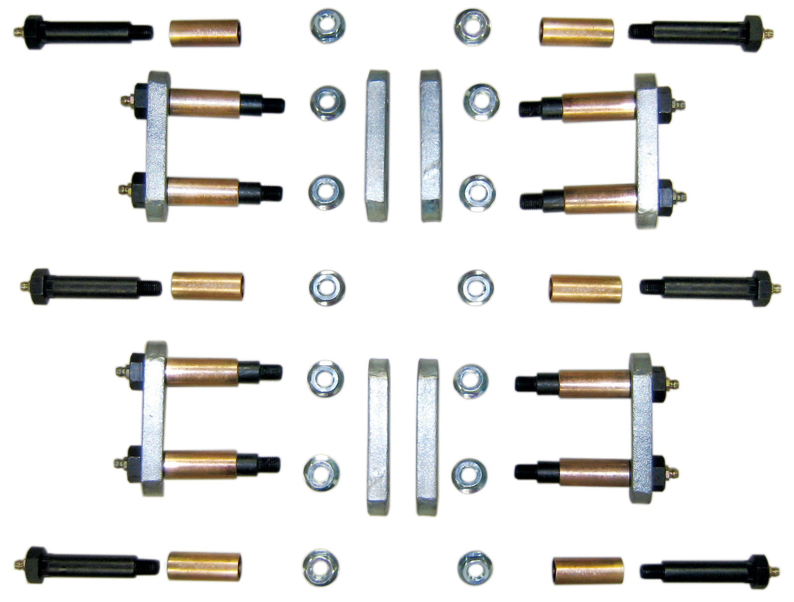 MORryde LRE12-004 Heavy-Duty Shackle Kit for LRE Suspension - Triple, Standard Hanger