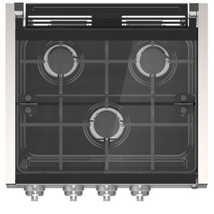 Furrion 2021123926 Slide-In 3 Burner Gas RV Cooktop with Glass Cover - 20", Black w/Rocker Switch