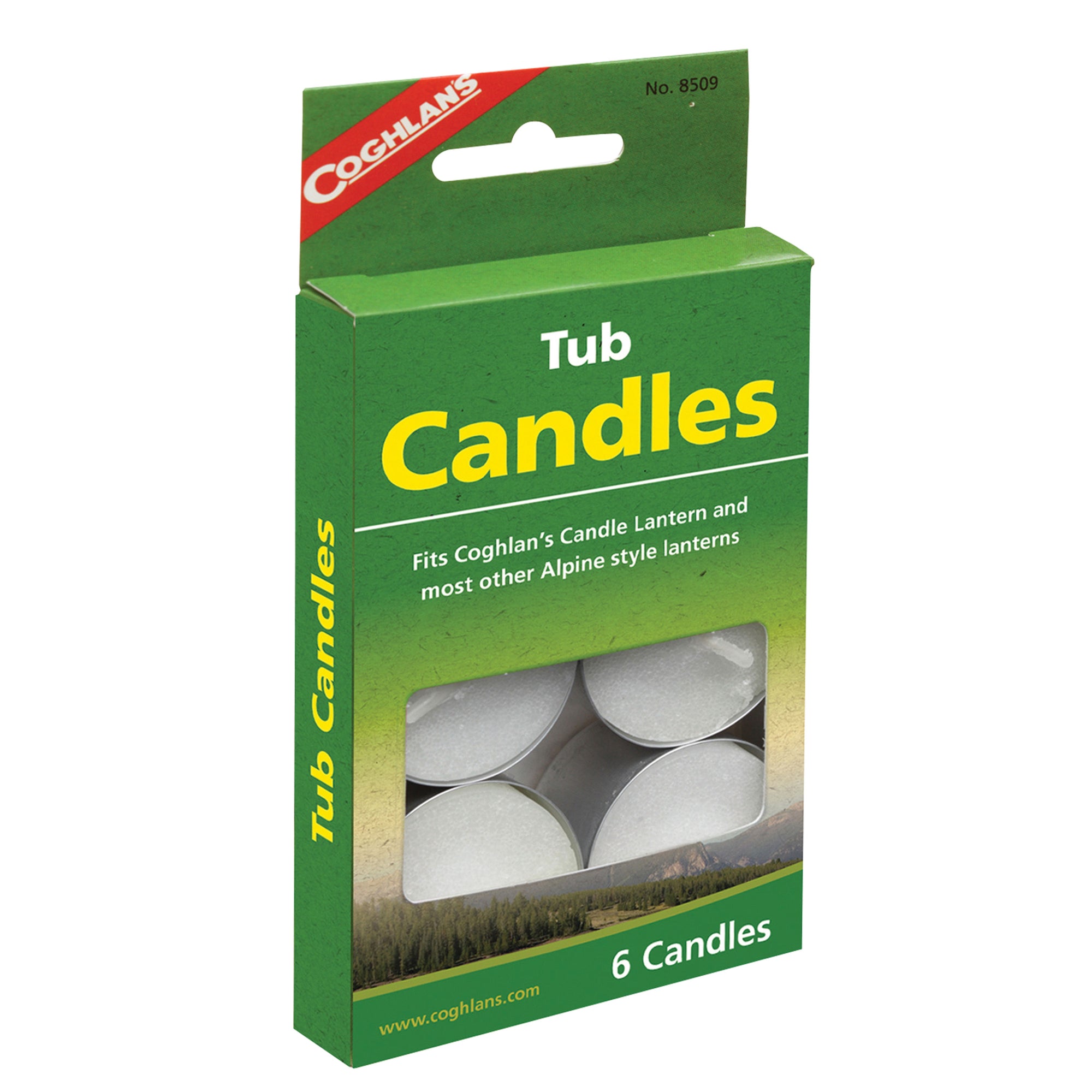 Coghlan's 8509 Tub Candles - 6-Pack