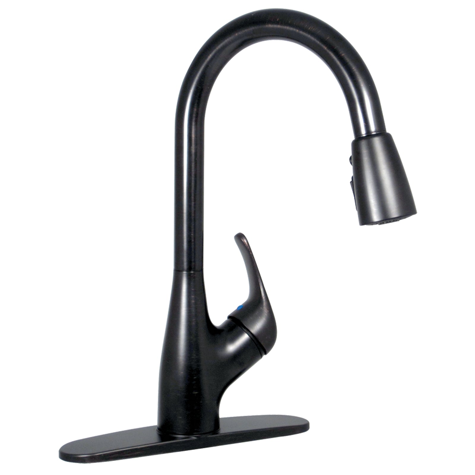 Phoenix Faucets by Valterra PF231561 Single-Handle Pull Down Hybrid Kitchen Faucet with Spray Shut-Off - Rubbed Bronze