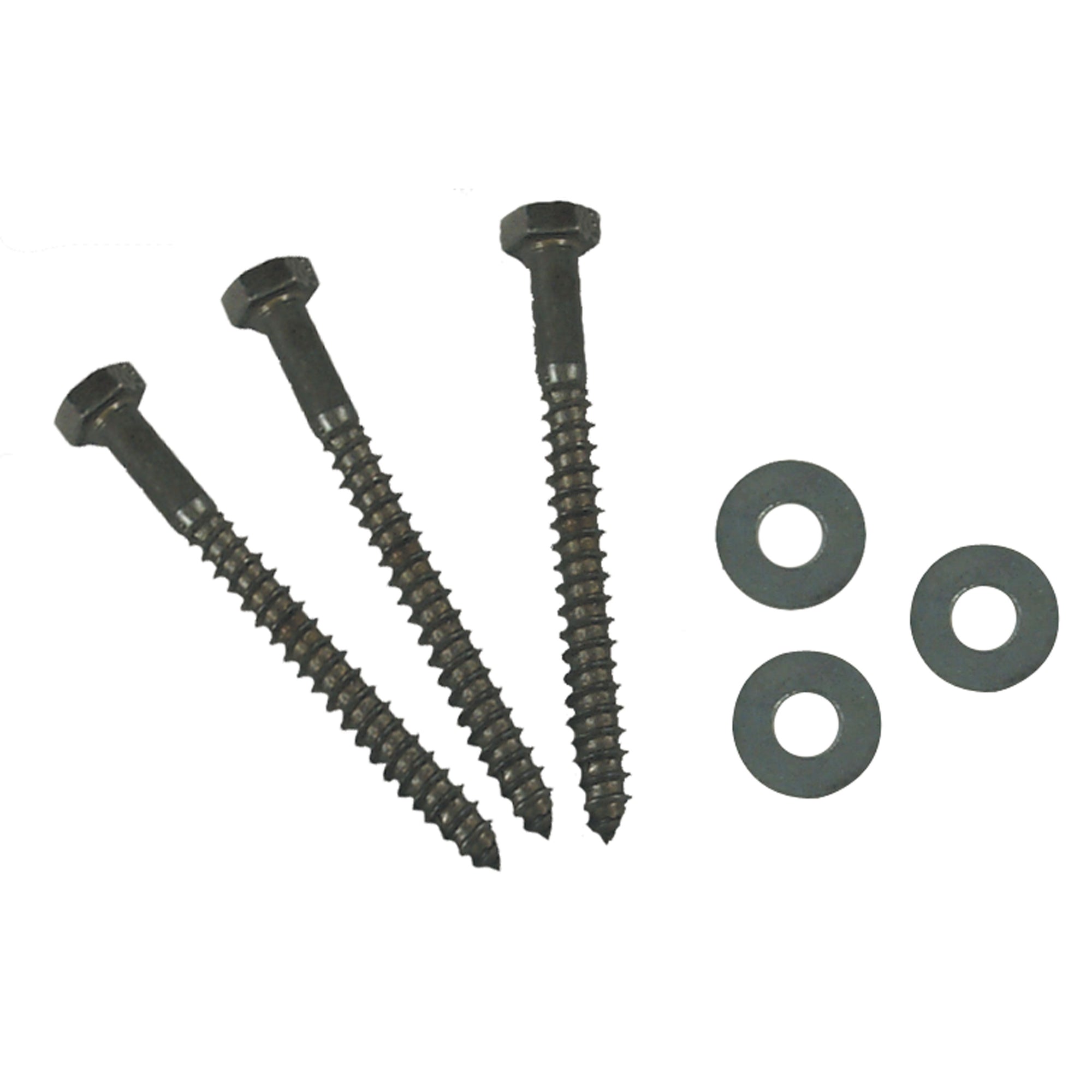 AP Products 012-LW 25 3/8 X 6 Hex Lag Screw with Washer, Pack of 25 - 3/8" x 6"