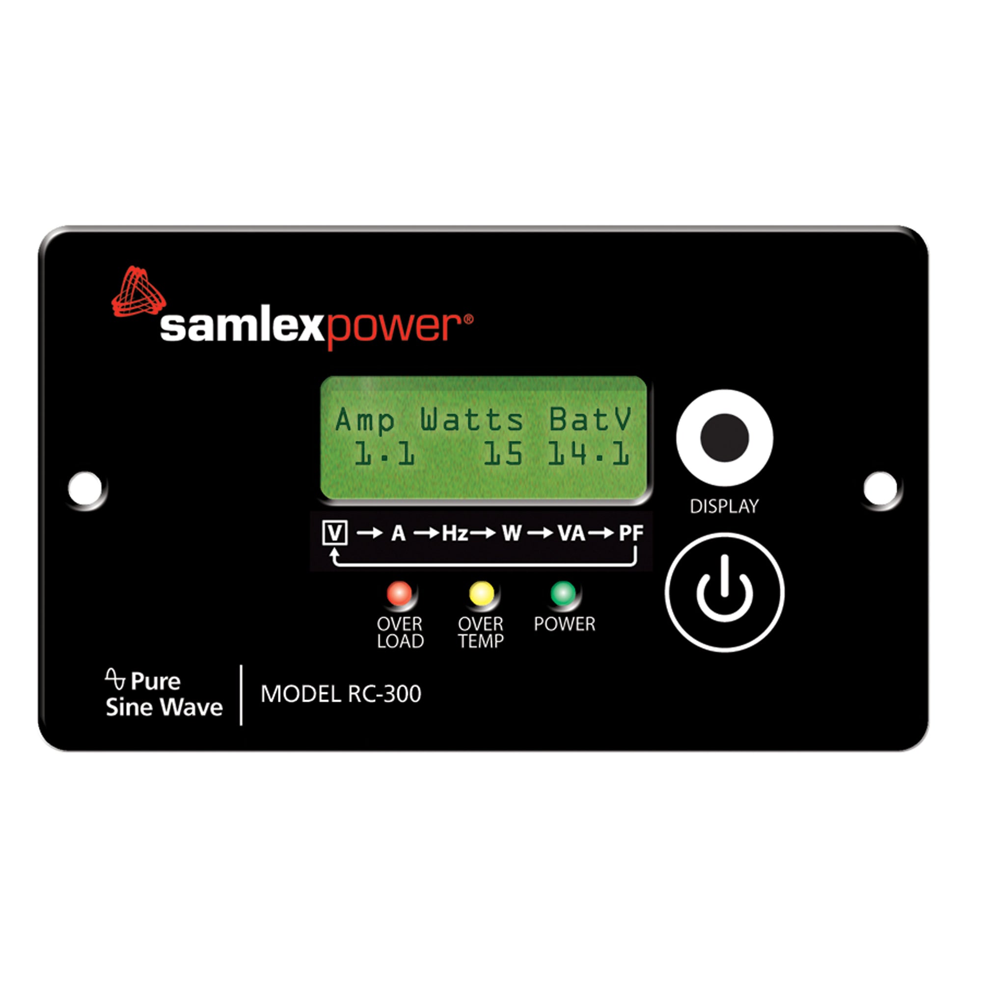 Samlex America RC-300 Remote Control for PST-1500, PST-2000 and PST-3000 Inverters