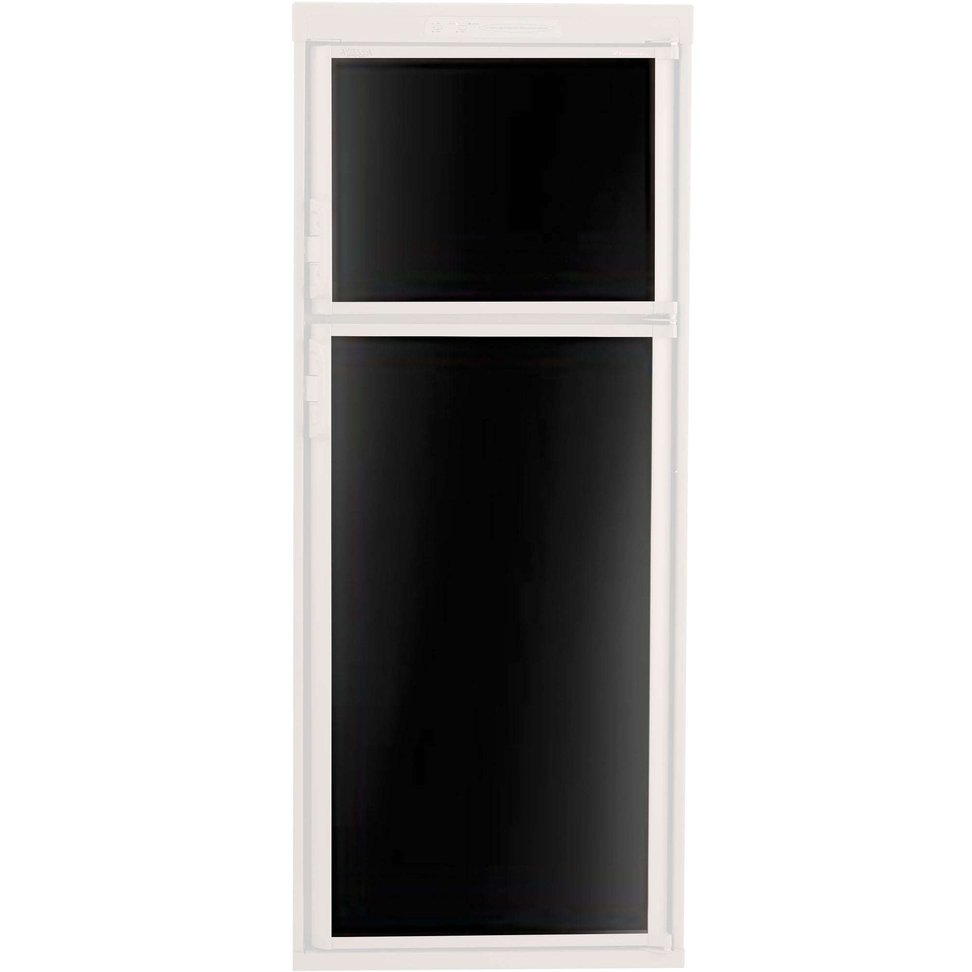 Dometic 3106863.016C Refrigerator Door Panel, Main Panel for RM2510.2 - Black Acrylic