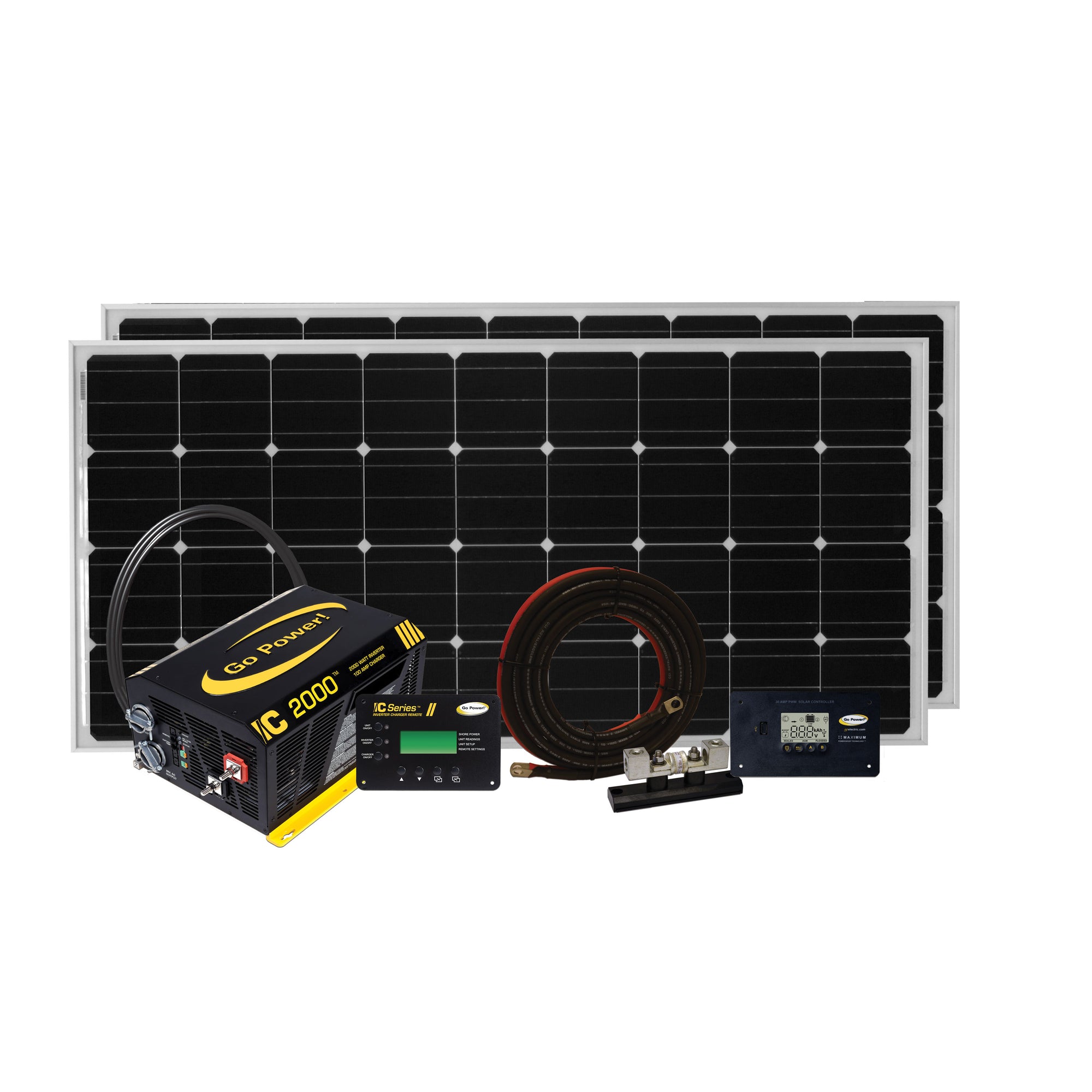 Go Power! SOLAR ELITE Solar Elite Charging System - 380 Watt, 18.6 Amp