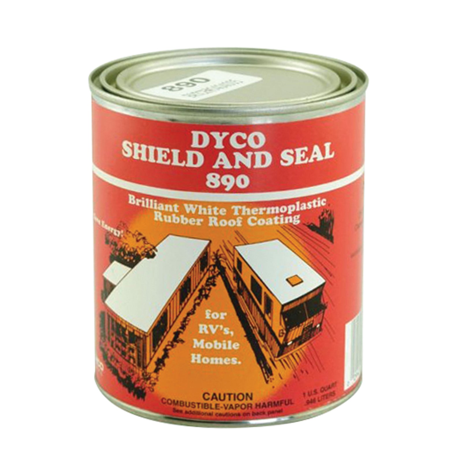 Dyco 890-QT 890 SHIELD & SEAL White - Quart