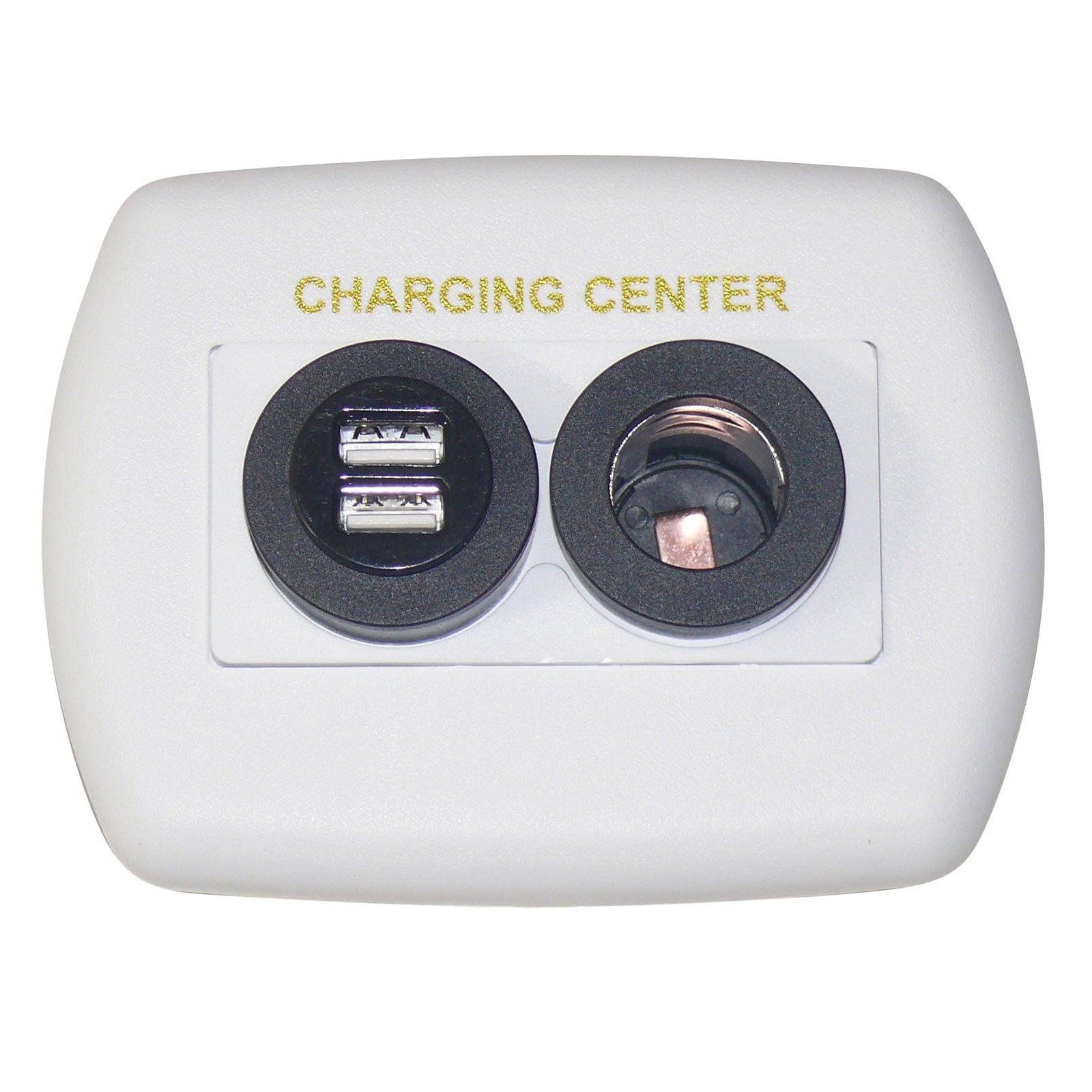 Diamond Group DG61024VP Eurostyle USB/12V Charging Center - White
