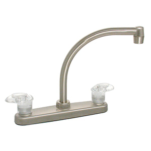 Phoenix Faucets by Valterra PF221202 Catalina Two-Handle 8" Kitchen Faucet with Hi-Arc Spout - White