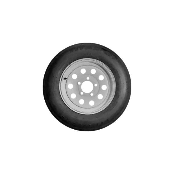 Americana Tire and Wheel 35136 Economy Radial Tire and Wheel LT225/75R16 E/8-Hole - Painted Silver Modular Rim