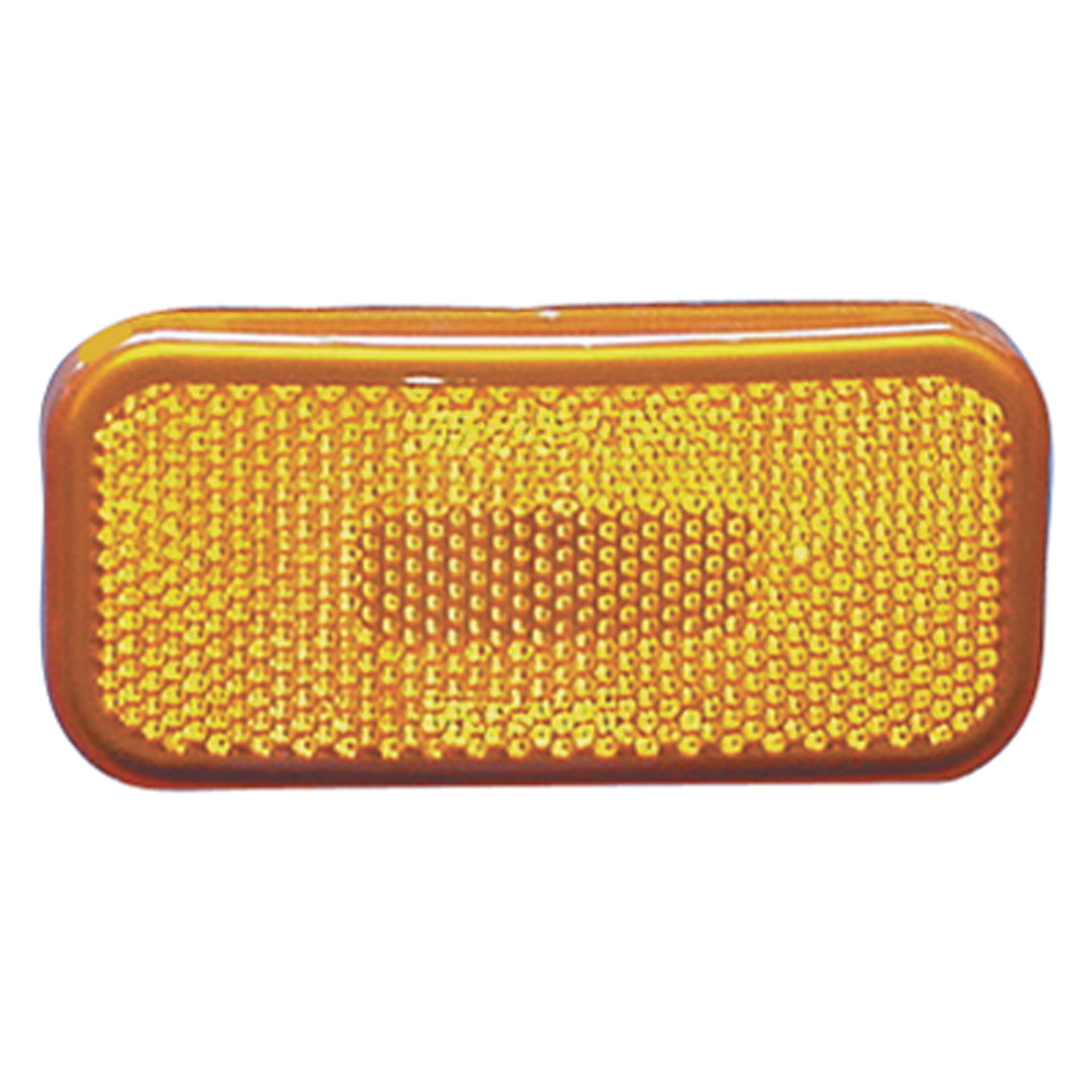 Fasteners Unlimited 003-59 Command Electronics Rounded Corner Clearance Light - Amber with White Base