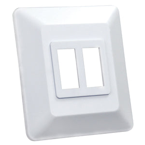 JR Products 13625 Switch Base and Face Plate - Triple