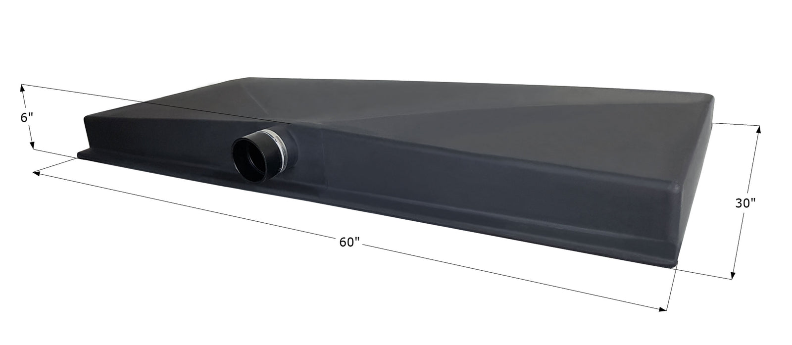 Icon 14055 Holding Tank H3550 for Jayco 5th Wheel Travel Trailer - 60" x 30" x 6", 30 Gallon (Tank Only)