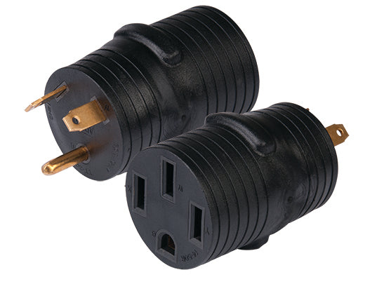 ParkPower 3050RVSA-B Straight Blade Adapter - 50A (125/250V) Female to 30A (125V) Male