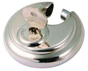 TRIMAX TRP3170 Stainless Steel 70mm Round Padlock with 10mm Shackle - Pack of 3