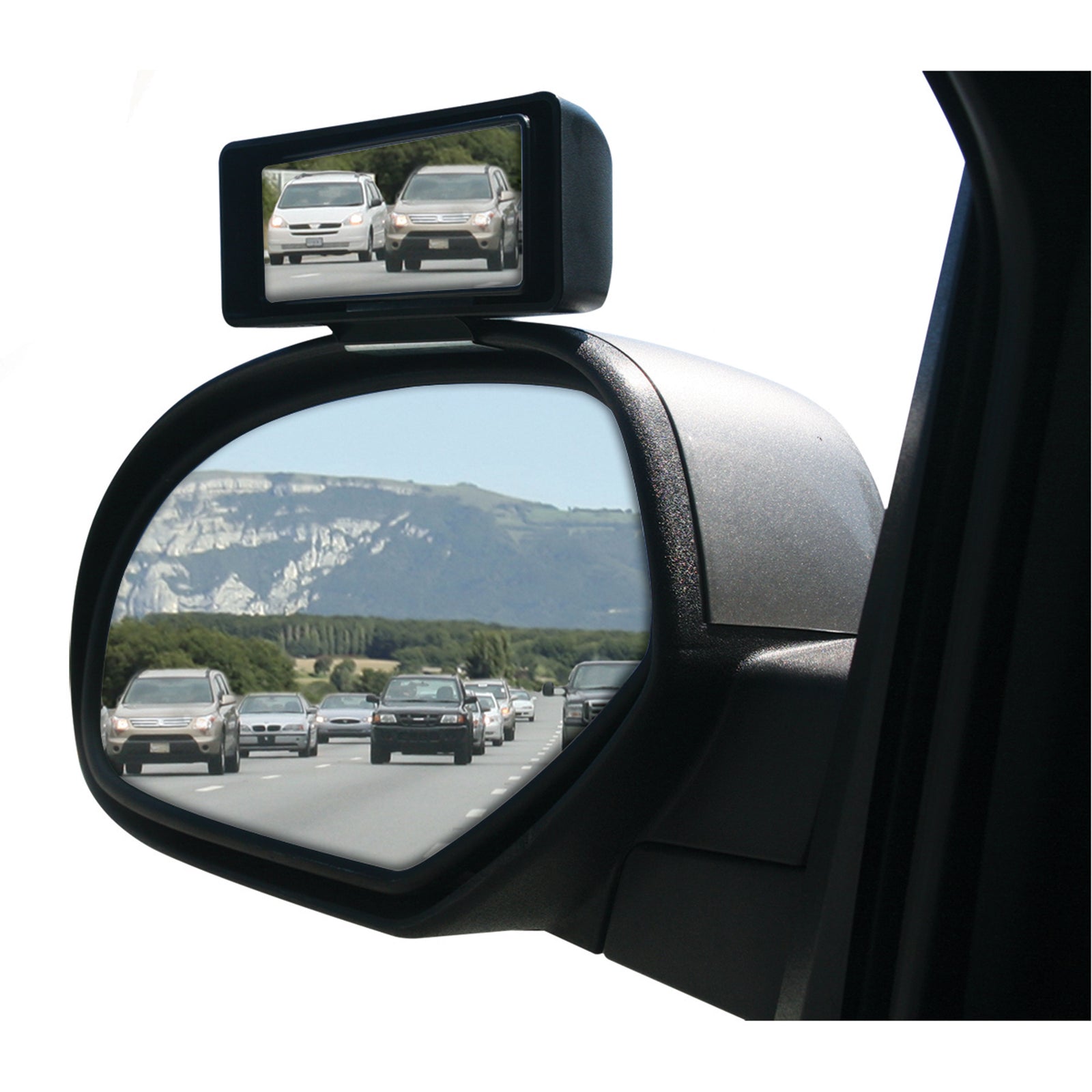 Camco 25633 Blind Spot Mirror - Convex, Supplementary Side View