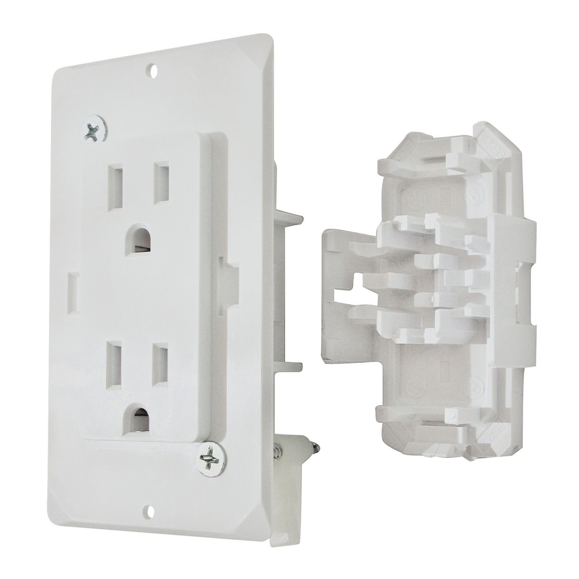 Diamond Group by Valterra DG20TVP Decor Receptacle with Cover - 20A, 125V, White