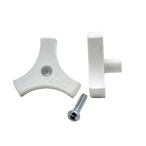 AP Products 013-510 Window Crank Knob with Screw, 1" / White