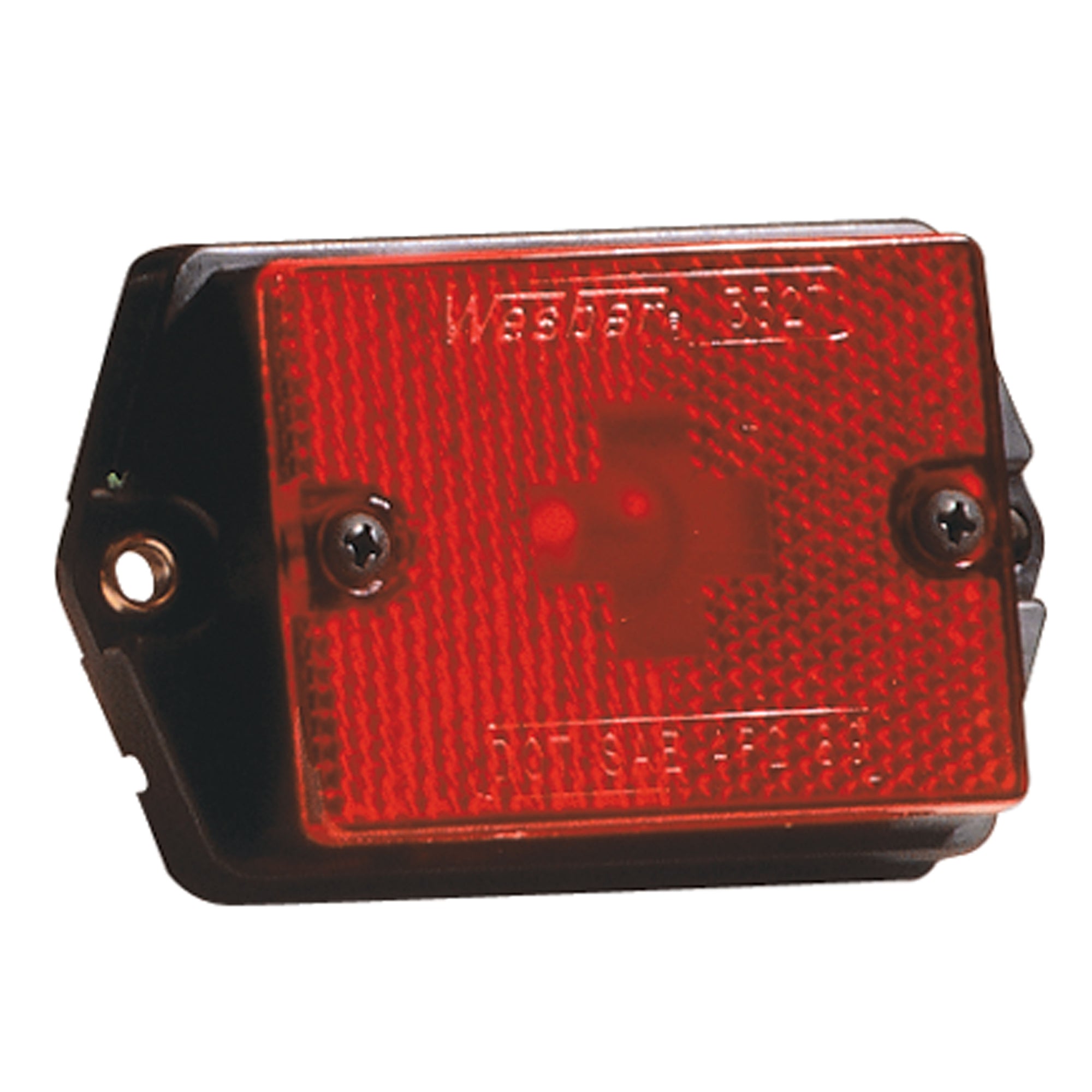 Wesbar 203133 Clearance/Side Marker Lights With Reflex Lens - Ear Mount, Red