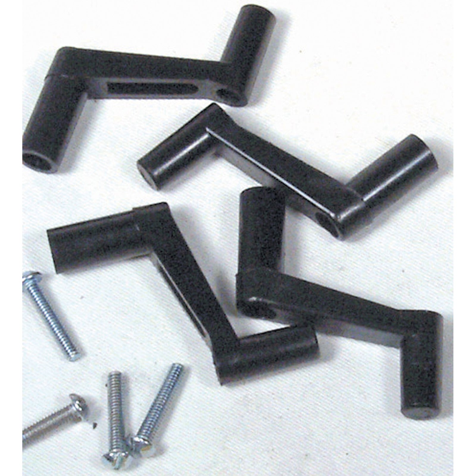 Strybuc 838C4-BLK Crank Handle Plastic 1" 4 Pack