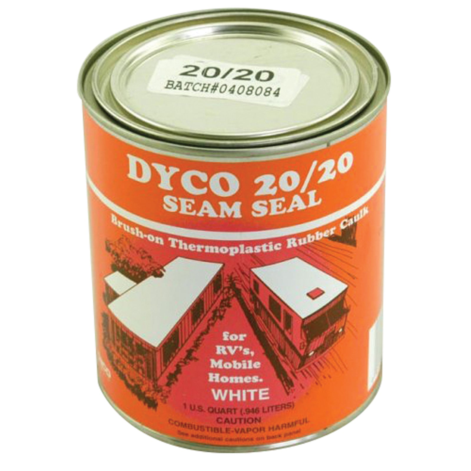 Dyco 20/20 QT WHITE 20/20 SEAM SEAL White - Quart