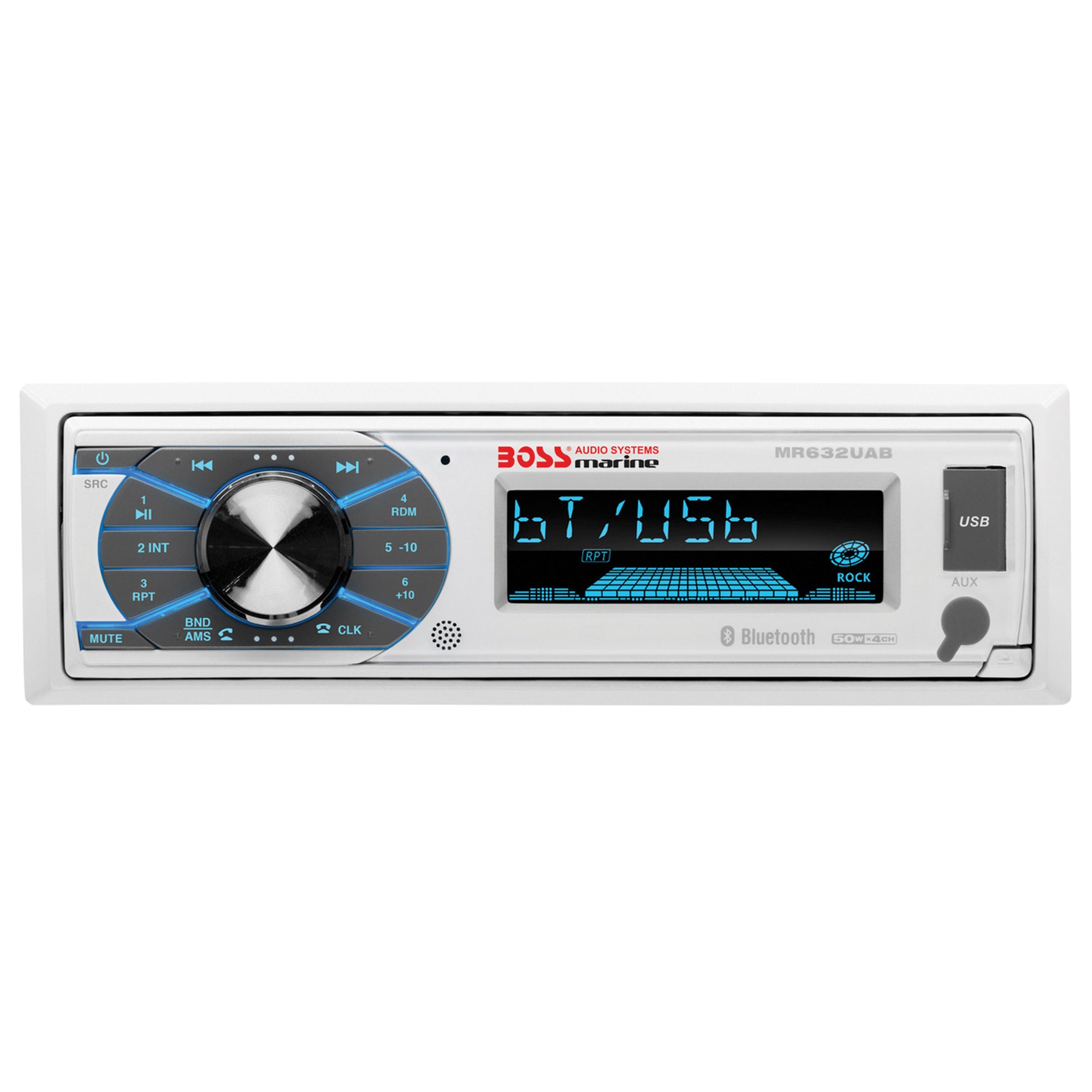 Boss Audio Systems MR632UAB Single-DIN MECH-LESS Multimedia Player with Detachable Bluetooth Panel - No CD/DVD