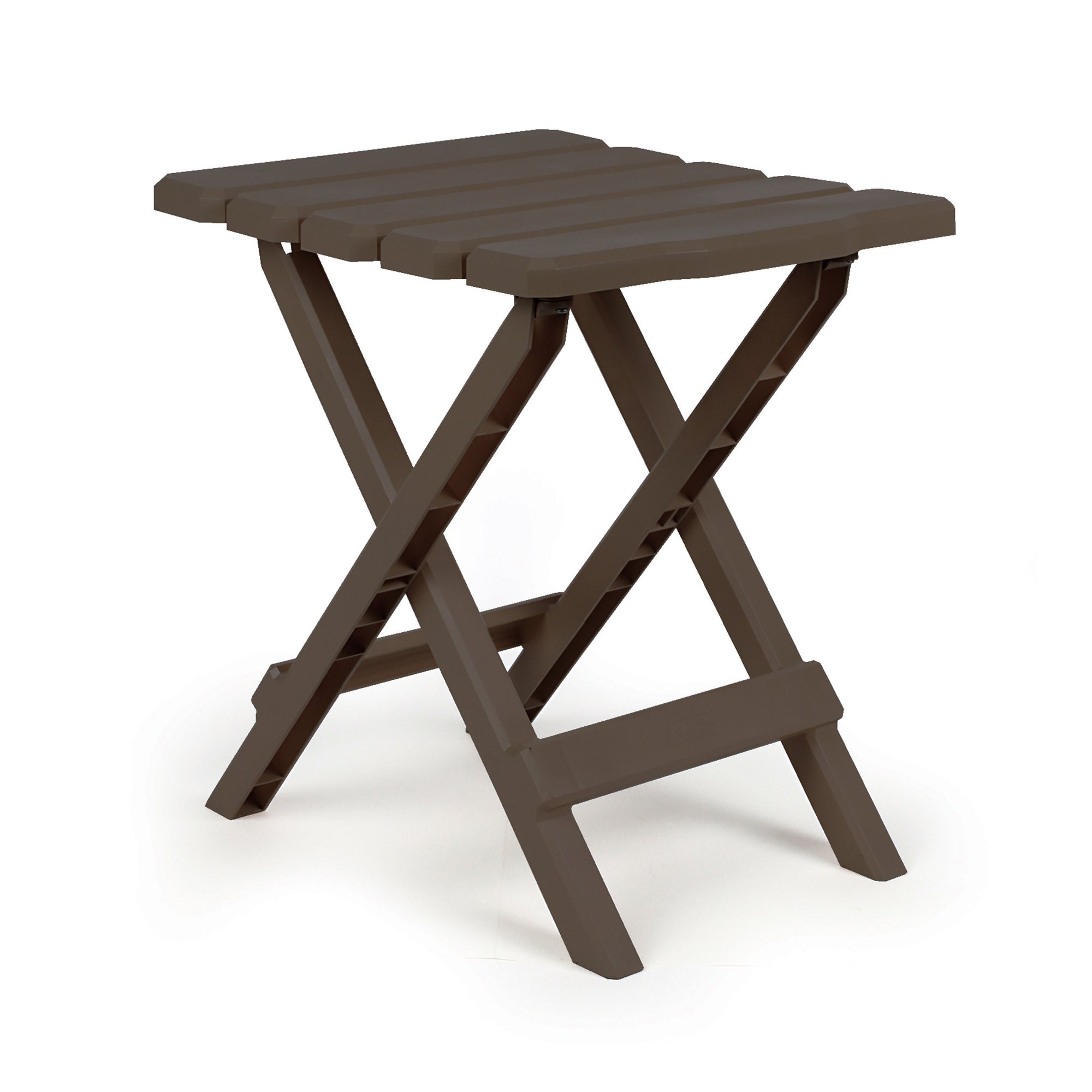 Camco 51882 Small Adirondack Folding Table - Brown