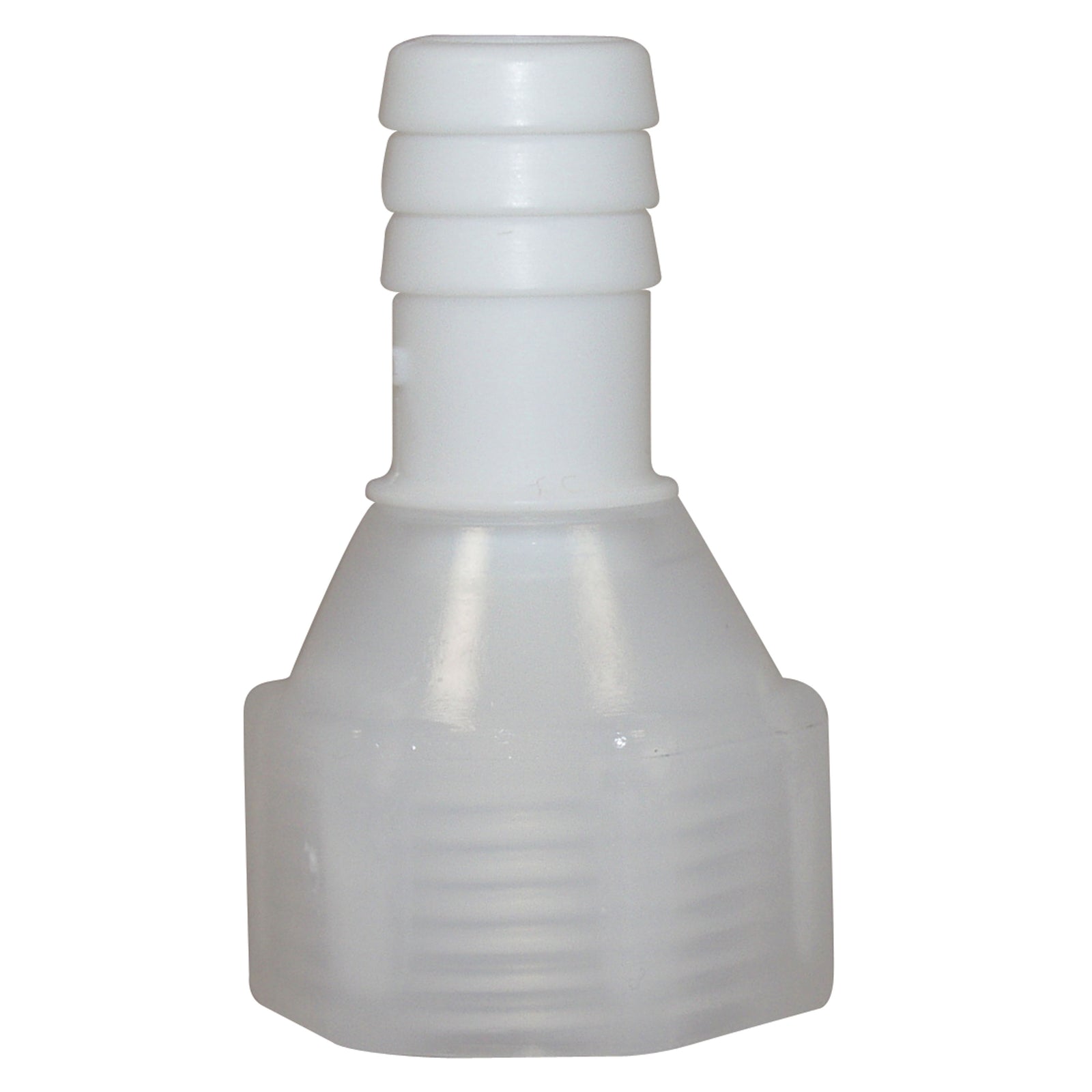 Shurflo 244-2916 Straight Fitting Wingnut Swivel - Nylon 1/2"-15 Npt (F) X 3/8" Barb