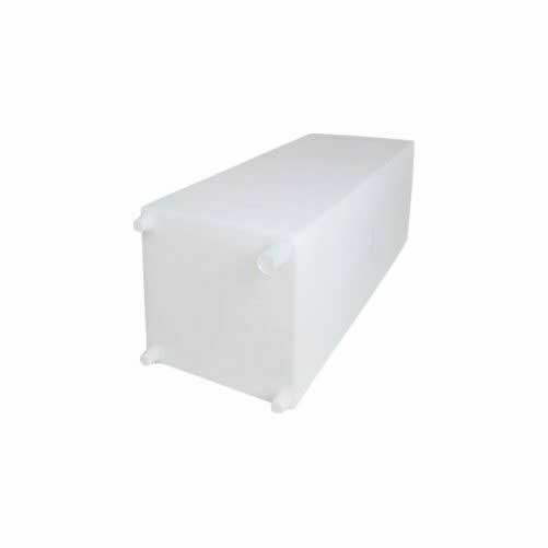 Icon 12735 Fresh Water Tank with 1/2" FTP and 1-1/4" Filler WT2471 - 24" x 12" x 12", 15 Gallon