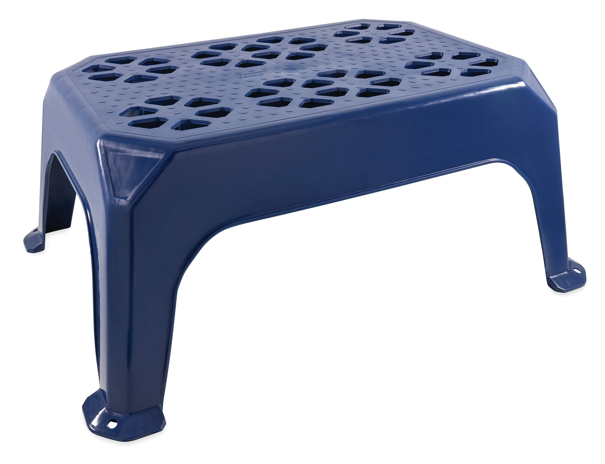 Camco 43473 Plastic Step Stool - Large, Navy